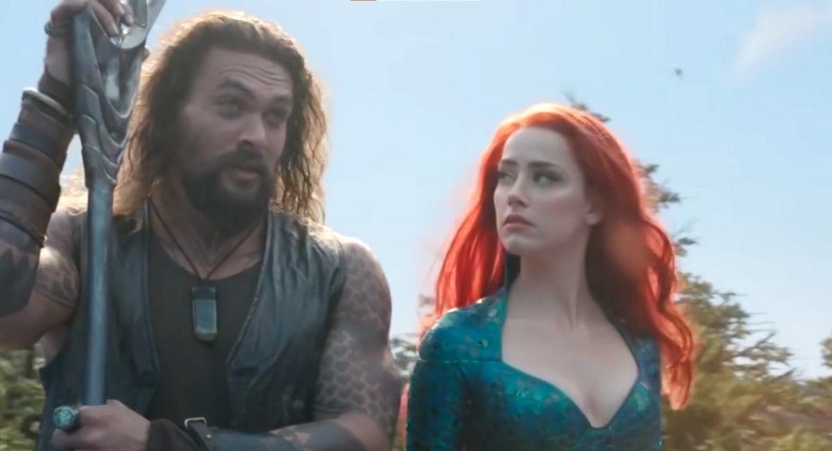 Jason Momoa y Amber Heard en Aquaman. Foto: Youtube