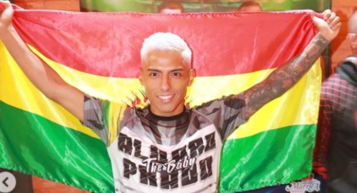 Álvaro Prado preparándose en Brasil para representar a Bolivia. Foto: Instagram