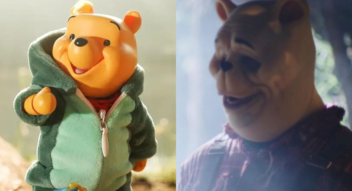 Winnie Pooh cambia su imagen en esta cinta terrorífica. Foto: Shutterstock y YouTube / captura canal unet