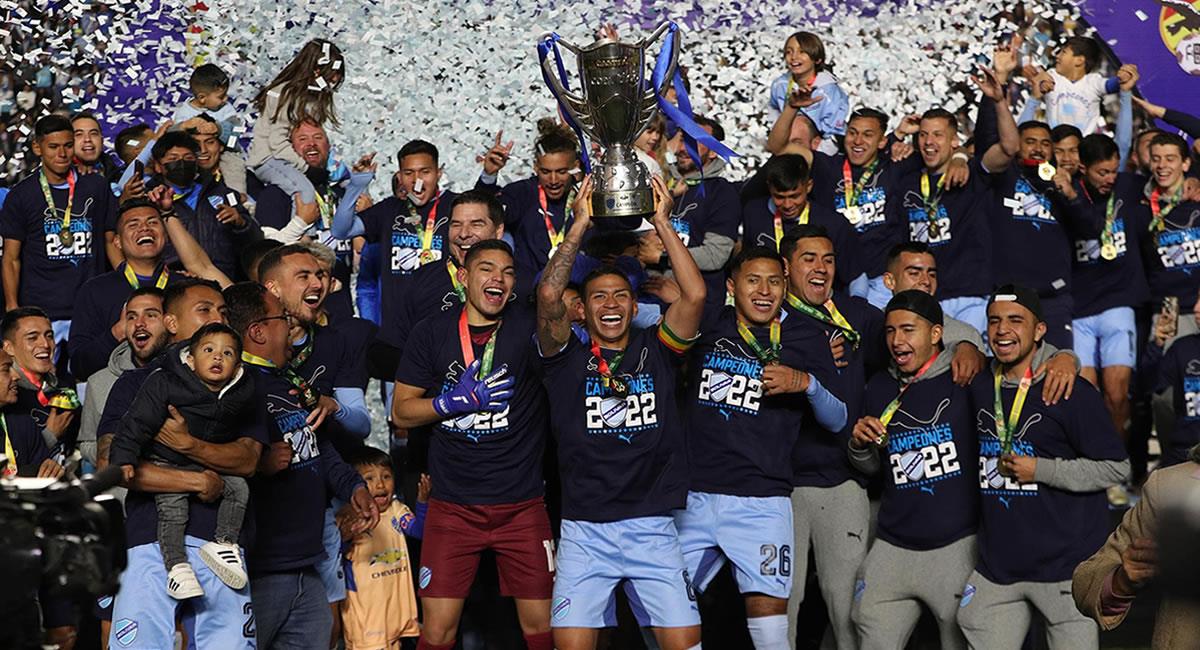 Bolívar se adjudicó el título del torneo Apertura de la División Profesional. Foto: EFE