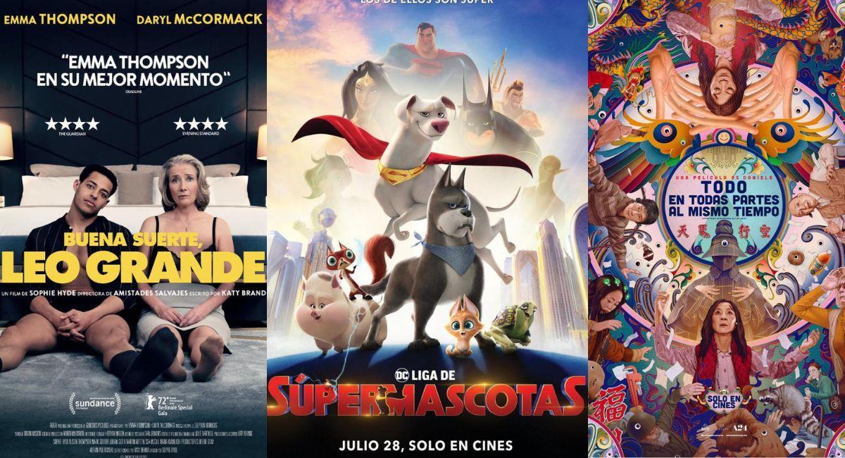 Películas en cartelera en MULTICINE, Cine Center y Monje Campero de Bolivia a partir 28 de julio