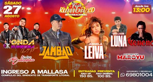 Fest Kumbiero Internacional: El show se llevará a cabo este sábado