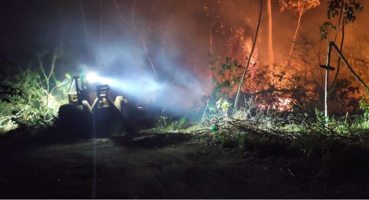 Los incendios y sequías afectan a Santa Cruz. Foto: Facebook Gobernación de Santa Cruz