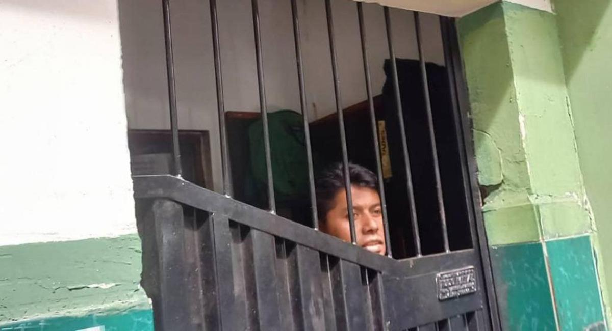 Machicado tiene seis meses de detención preventiva en San Pedro. Foto: Facebook
