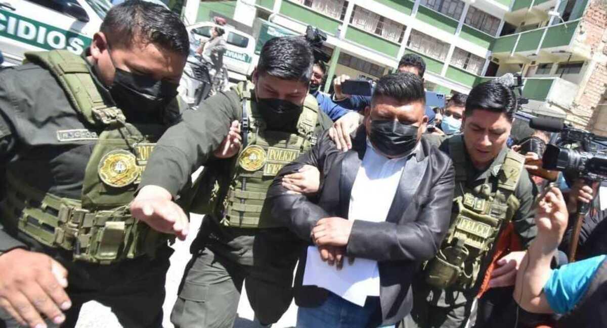 El dirigente fue enviado con detención preventiva a San Pedro. Foto: Facebook