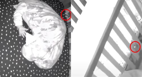 Paranormal: Padres se espantan al ver video de su bebé durmiendo
