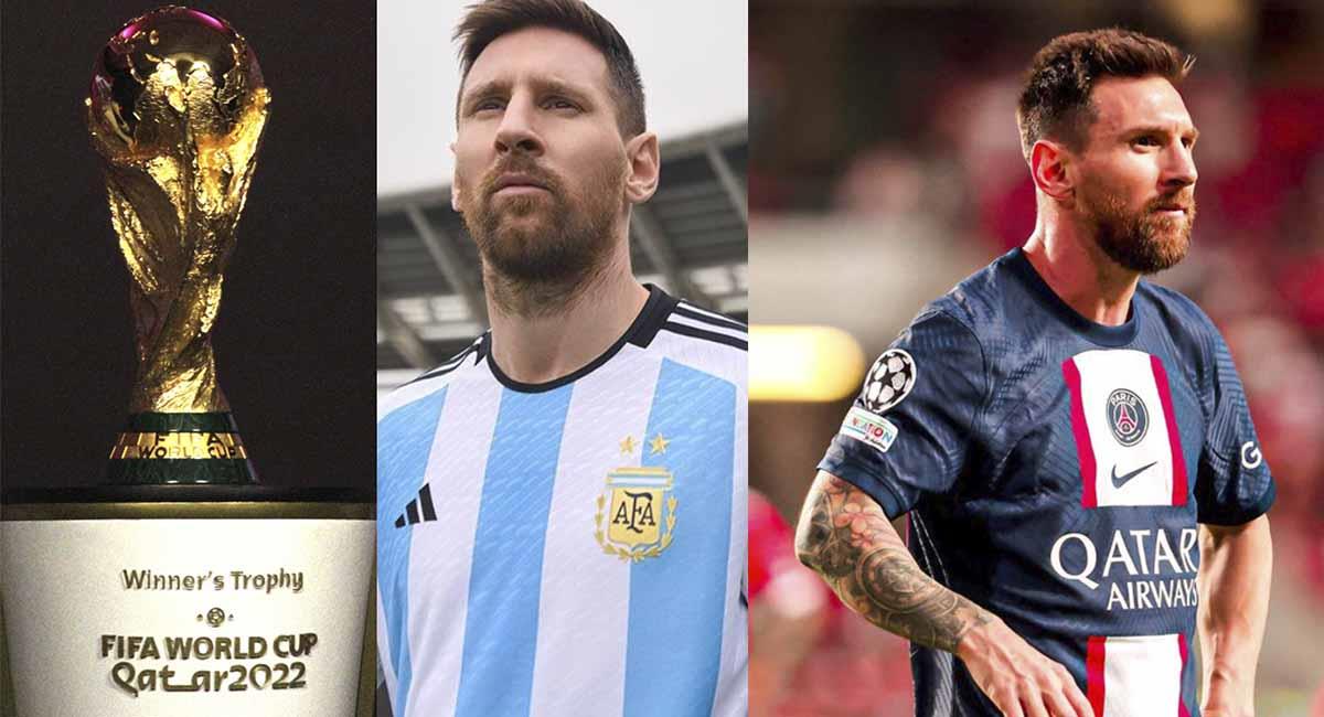 Messi aseguró que este próximo Mundial Qatar 2022 podría ser el último que juegue. Foto: Twitter @InvictosSomos
