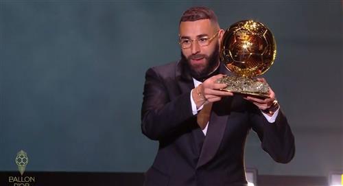 Benzema se convierte en el mejor jugador del mundo con el Balón de Oro 