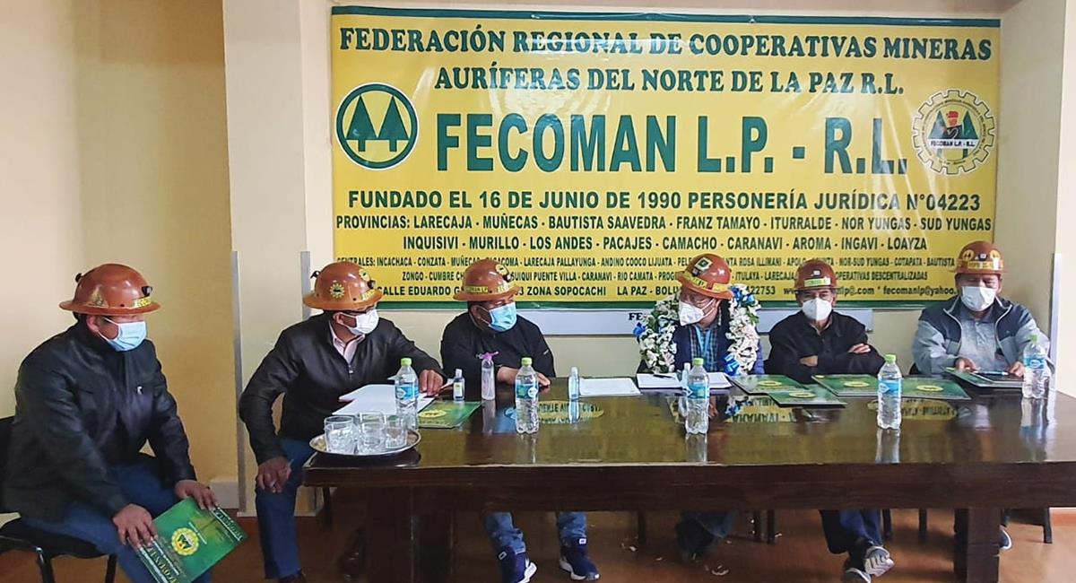 Los mineros aseguran que no existe política de uso de Mercurio en la minería de Bolivia. Foto: Twitter @LuchoXBolivia