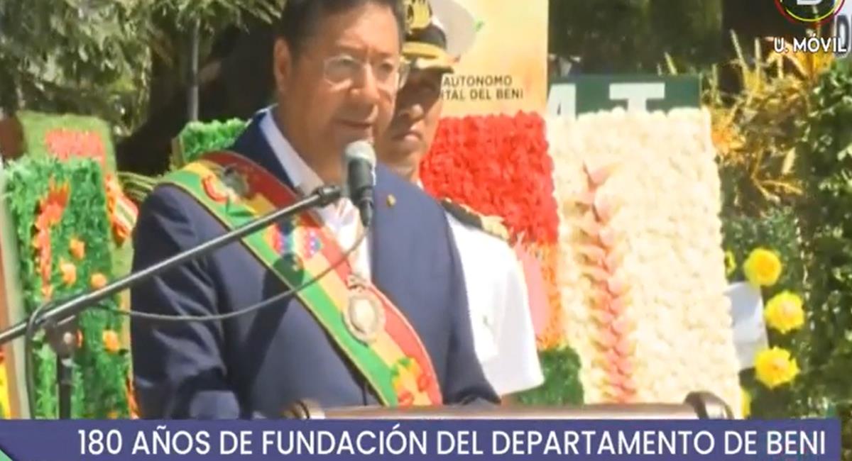 El presidente Luis Arce expresó que la fecha del censo ya está definida y Beni tendrá listo en marzo 2024. Foto: Youtube