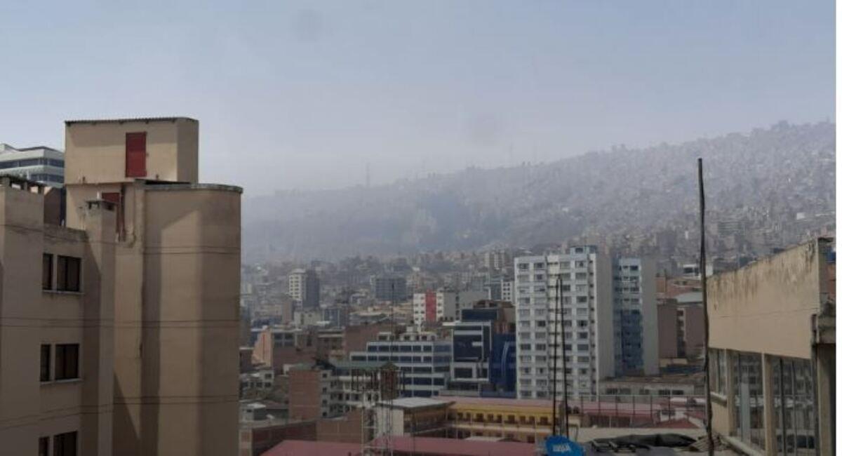 La contaminación en La Paz continúa empeorando por las quemas. Foto: AMN