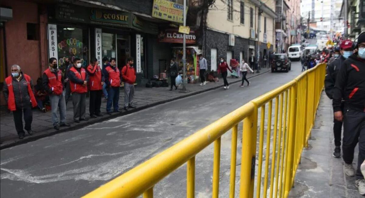 El reordenamiento en La Paz se encuentra en su primera fase. Foto: AMUN