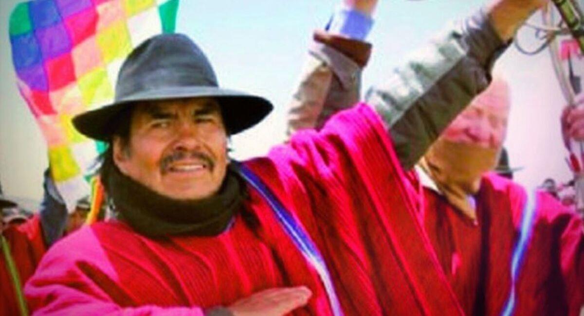 El líder indígena falleció el pasado año por un paro cardiorrespiratorio. Foto: Facebook Lucho Arce