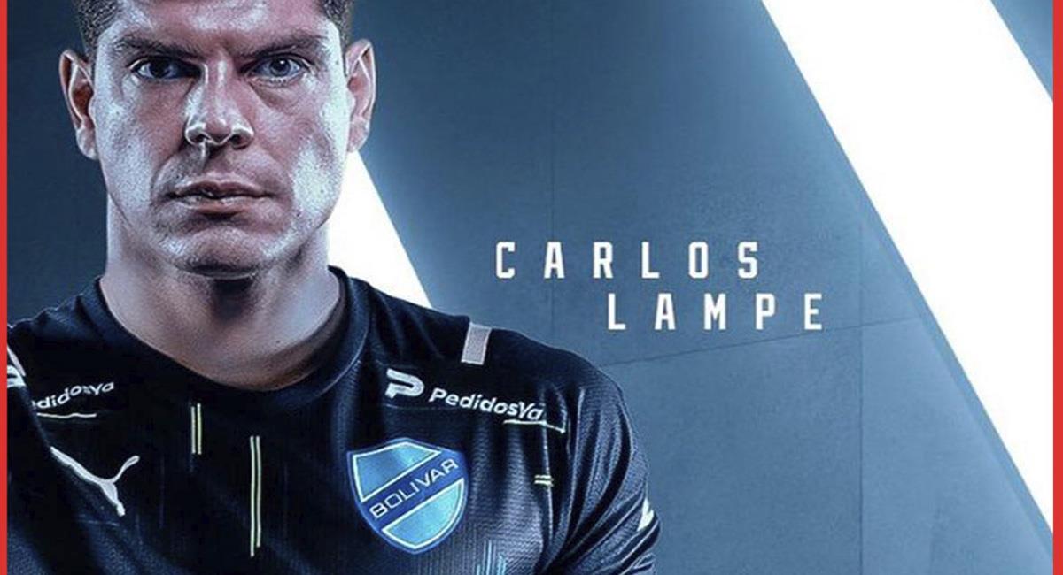 Carlos Lampe será el refuerzo del arco del Bolívar para la temporada 2023. Foto: Twitter  @Bolivar_Oficial