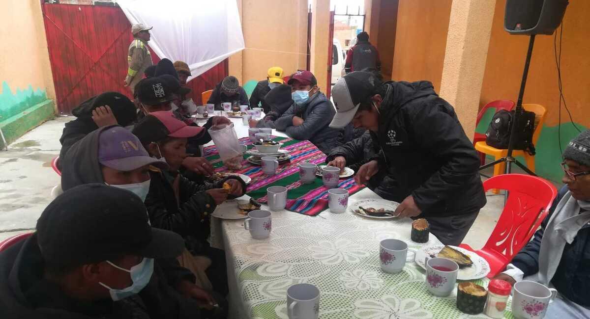 El comedor está ubicado en la zona Rosas Pampa, avenida 3, del Distrito 1. Foto: Facebook Gobierno Autónomo Municipal de El Alto