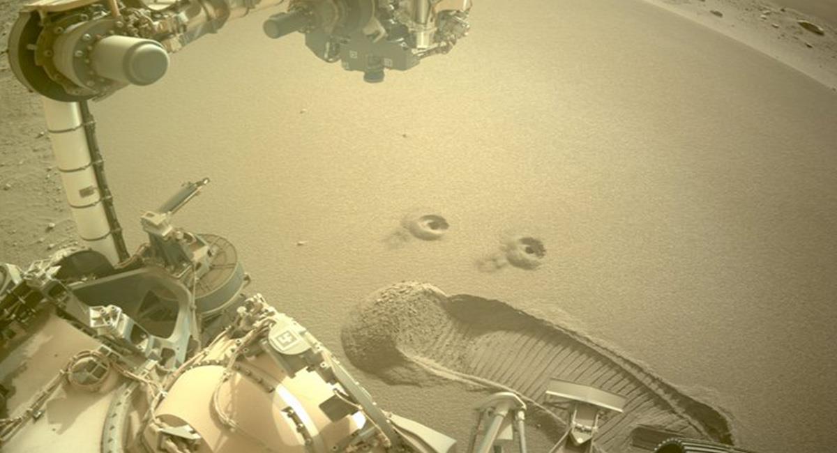 El rover Perseverance captó el sonido "de pura suerte" dicen los expertos. Foto: Twitter @NASA
