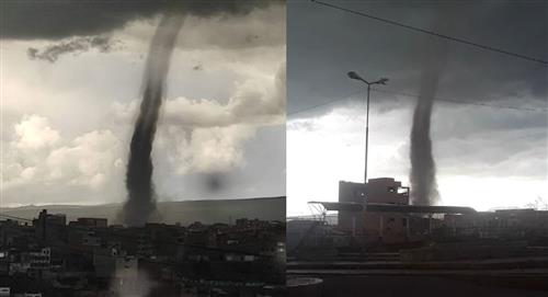 Tornado en la ciudad de El Alto causa destrozos en varias viviendas