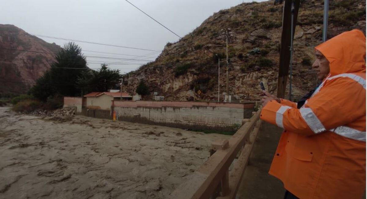 Las lluvias en La Paz se intensificaron durante los primeros días de 2023. Foto: AMUN
