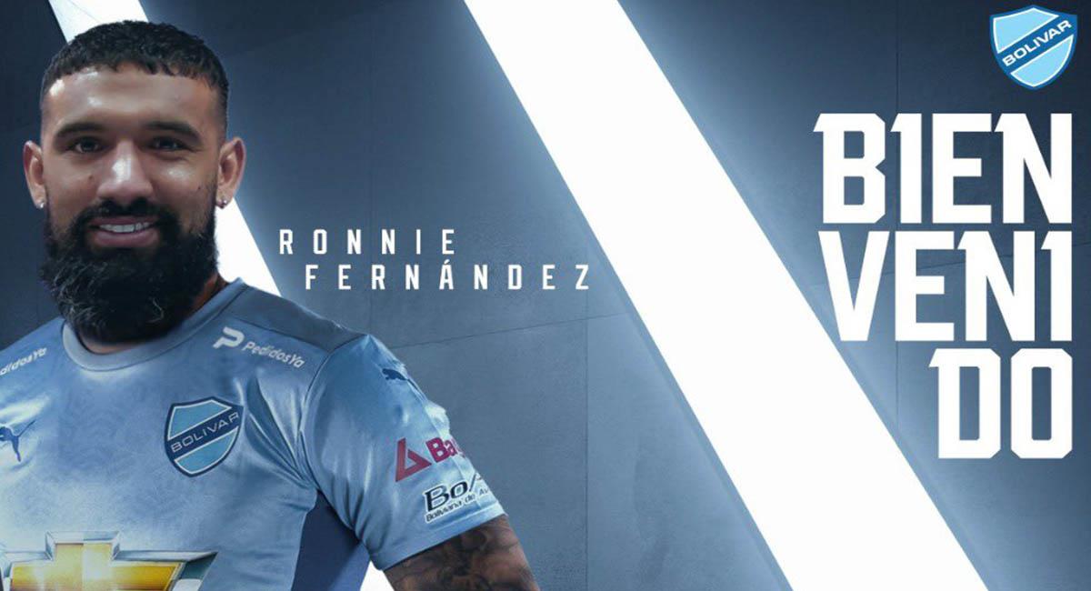 Ronnie Fernández se sumó a los refuerzos extranjeros para esta temporada 2023. Foto: Twitter @Bolivar_Oficial