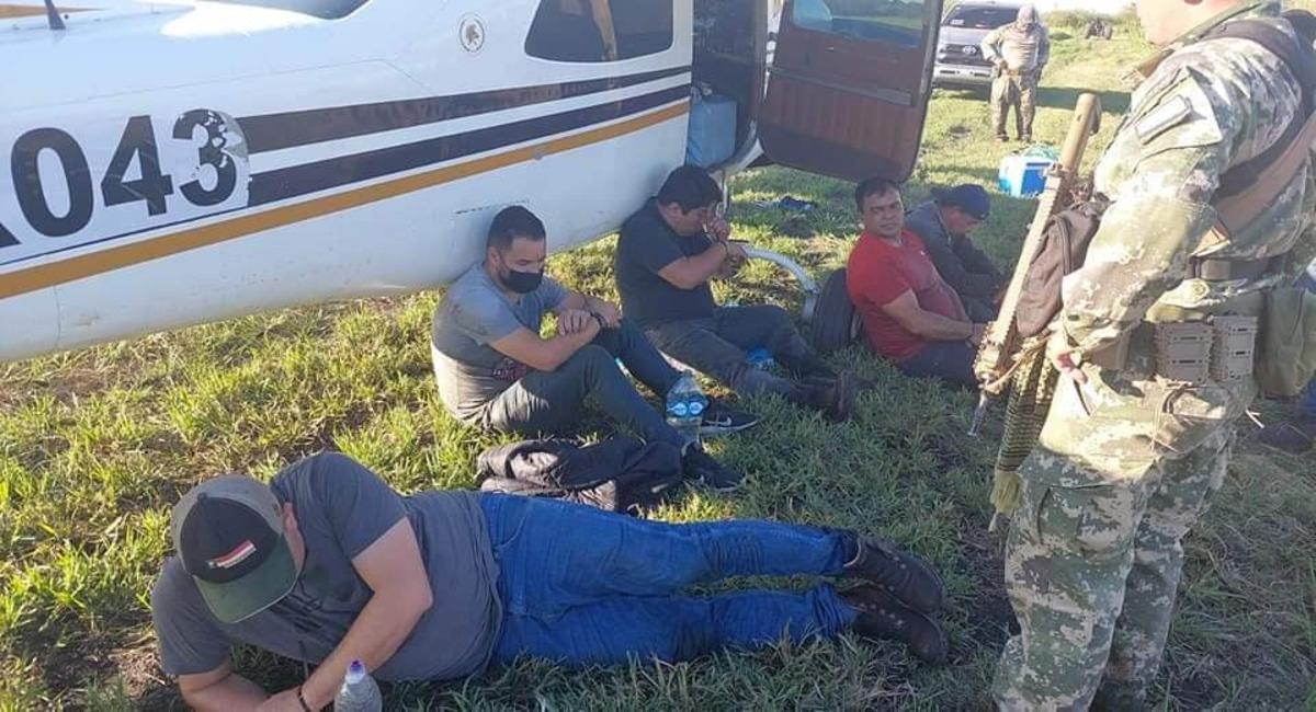 En Paraguay arrestaron a seis personas entre ellos dos de nacionalidad boliviana. Foto: Facebook Ministerio Público de Paraguay