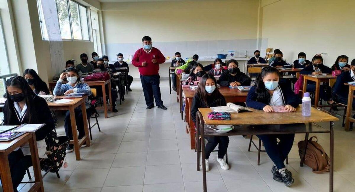 El Ministerio aseguró que se capacitó al 80% de los maestros. Foto: Ministerio de Educación