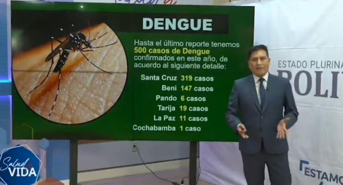 Santa Cruz concentra más de 60% de los casos de dengue en todo el país. Foto: Ministerio de Salud y Deportes