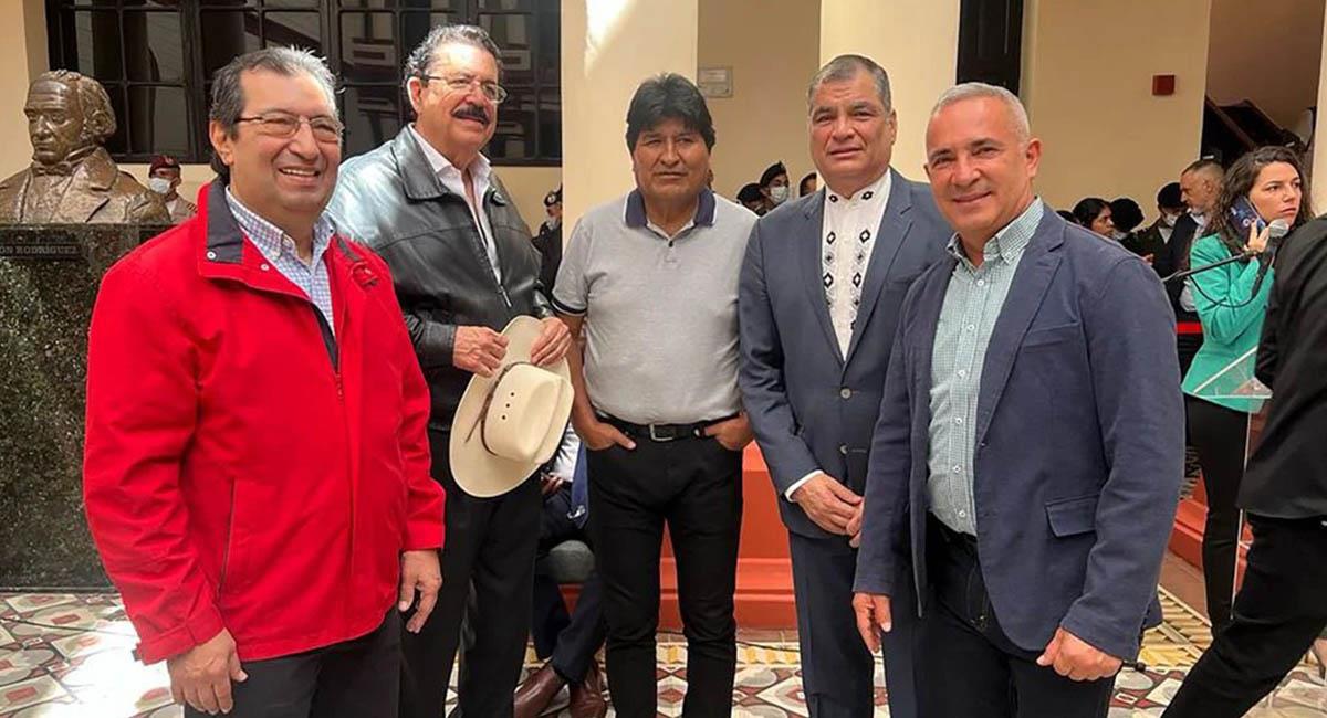 El expresidente de Bolivia, Evo Morales, acusó que los ministros del Gobierno de Luis Arce. Foto: Twitter @_NOALCOMUNISMO