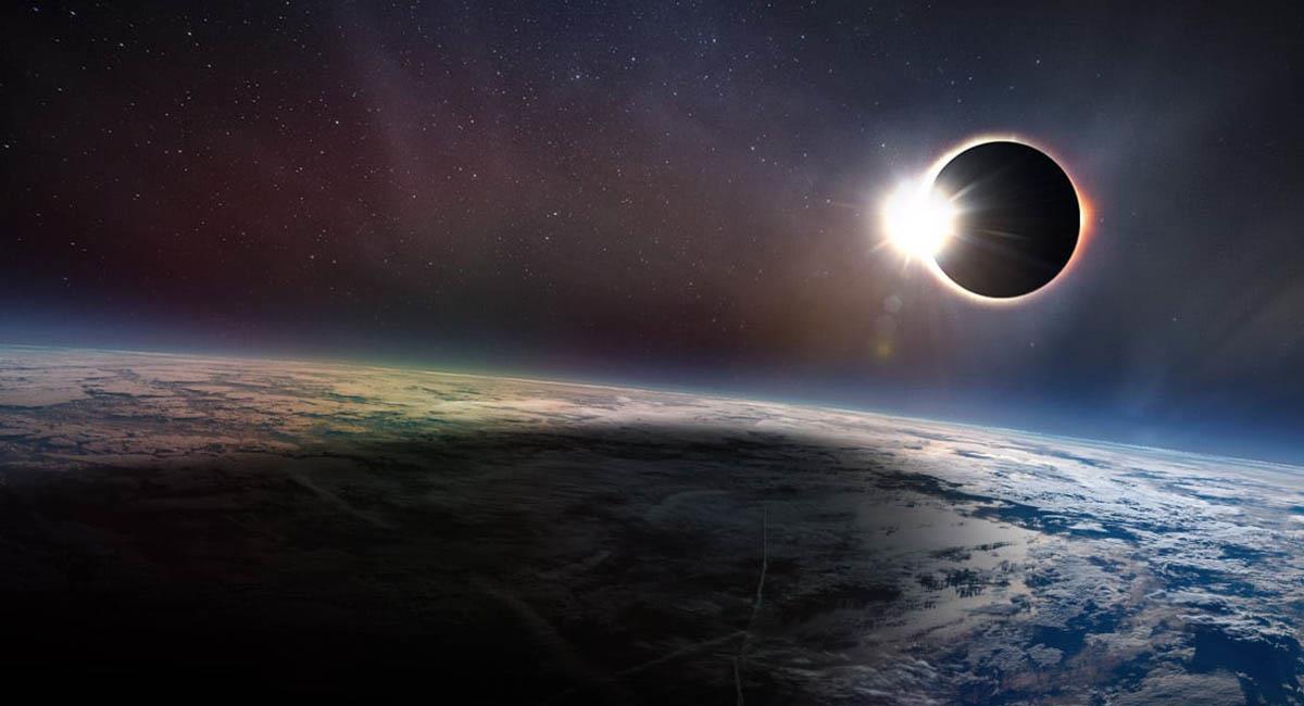 El Eclipse Solar será total y será visible desde el Hemisferio Sur del planeta. Foto: Twitter @sinaloahoy