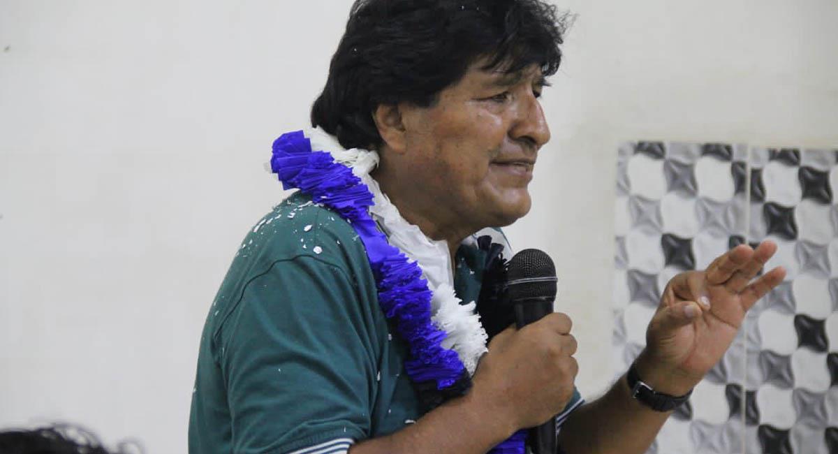 El expresidente Evo Morales no aclaró el uso de los aviones privados para sus "compromisos políticos". Foto: Twitter Captura @AbyaYalaBolivia
