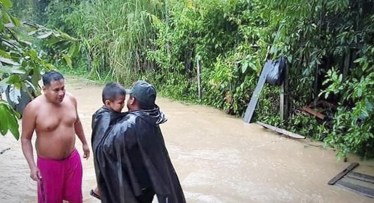 Los afectados por las inundaciones en Cobija fueron resguardados en albergues. Foto: Twitter Captura @Canal_BoliviaTV