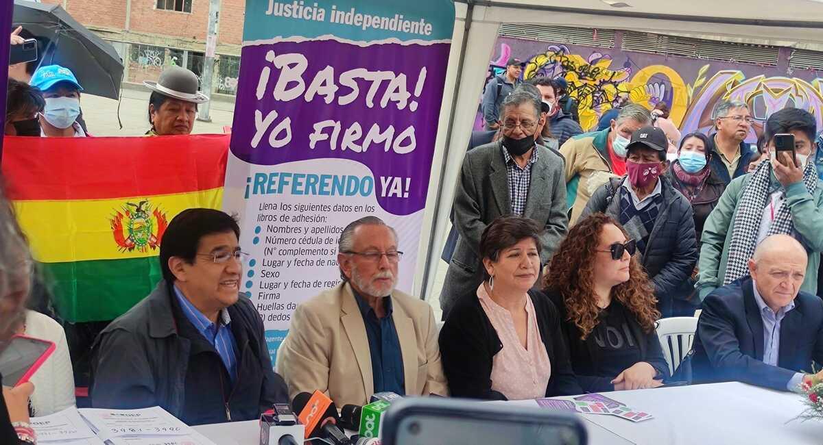 Los juristas convocan este domingo al "Día Nacional por la Justicia". Foto: Facebook Justicia para la gente
