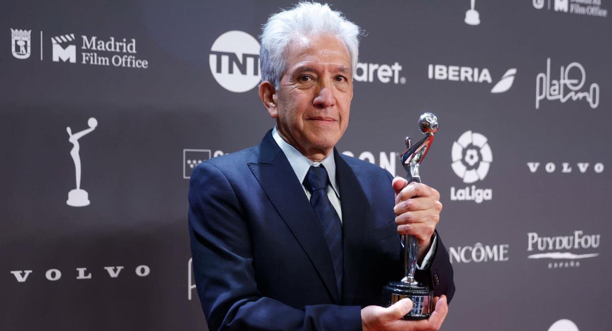 Cergio Prudencio gana el premio Platino a la Mejor música original. Foto: EFE