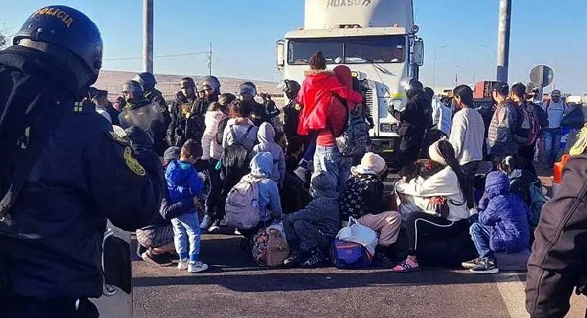 La crisis migratoria en la región fue una de las razones para declarar el estado de emergencia. Foto: Twitter Captura @Rlibertador6