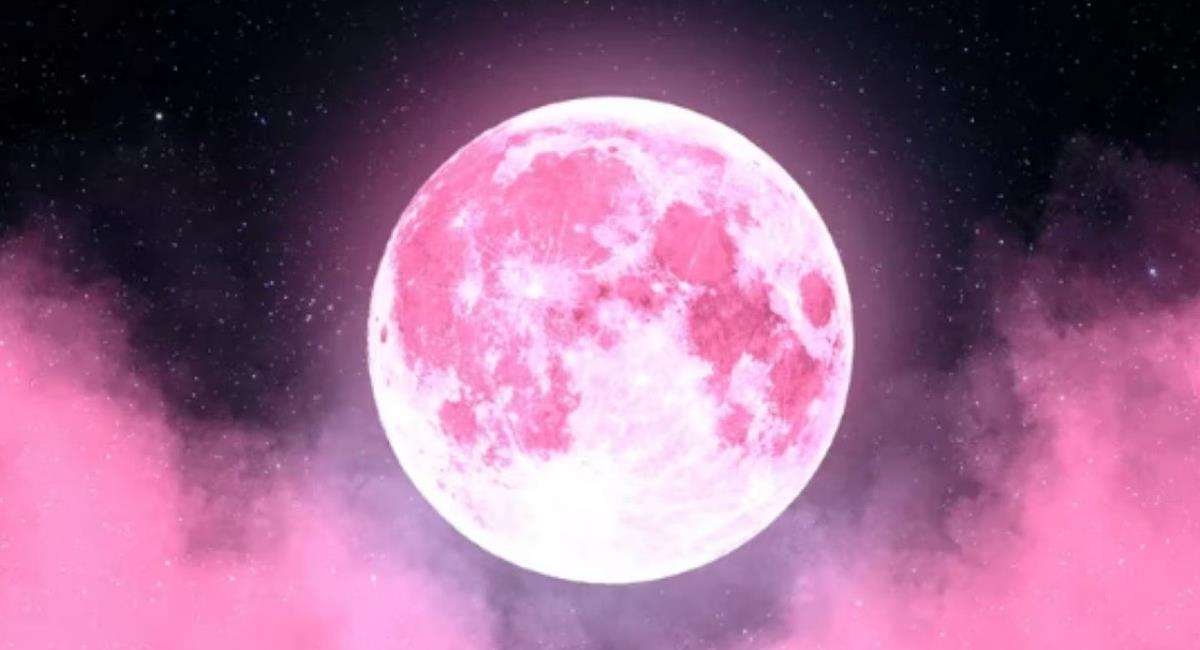 La Luna de Fresa no tiene referencia a su color sino a la época de cosecha de las fresas y rosas. Foto: Twitter Captura @YohelisMoncada