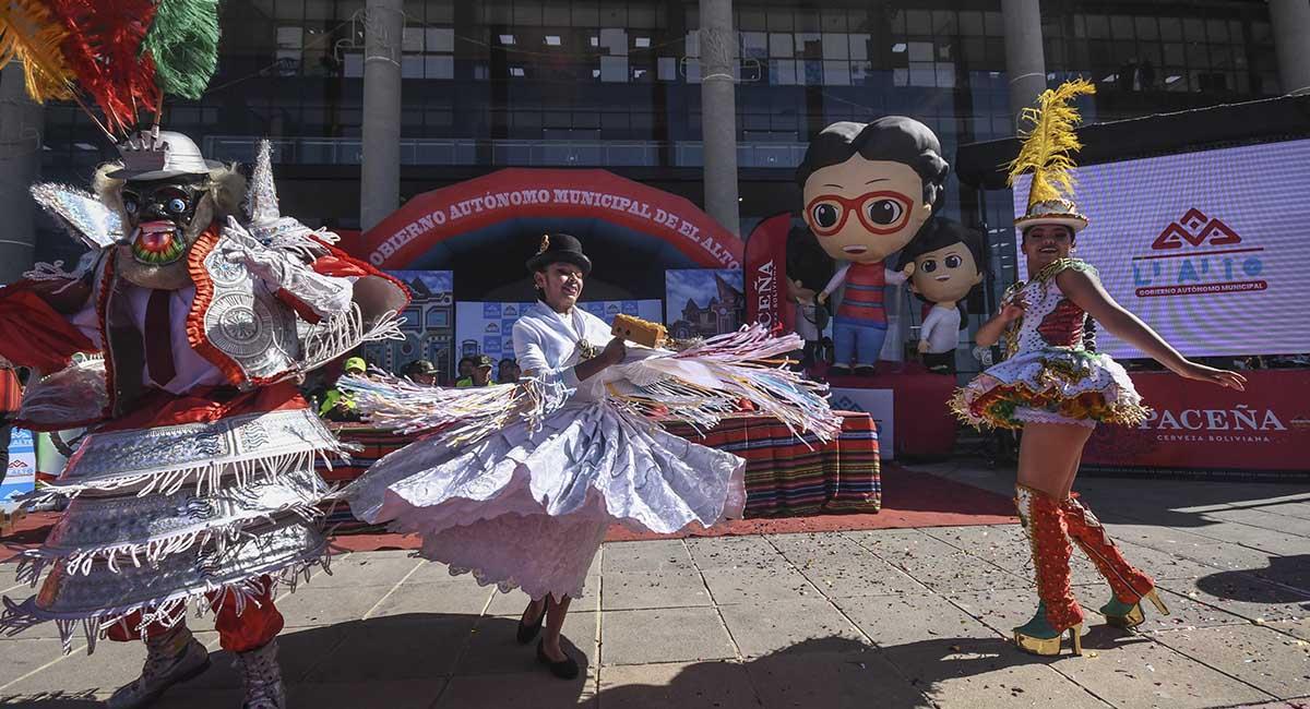 El Alto celebrará este sábado la primera Entrada Folclórica en honor a la Virgen del Carmen. Foto: Twitter Captura @CBN_Bolivia