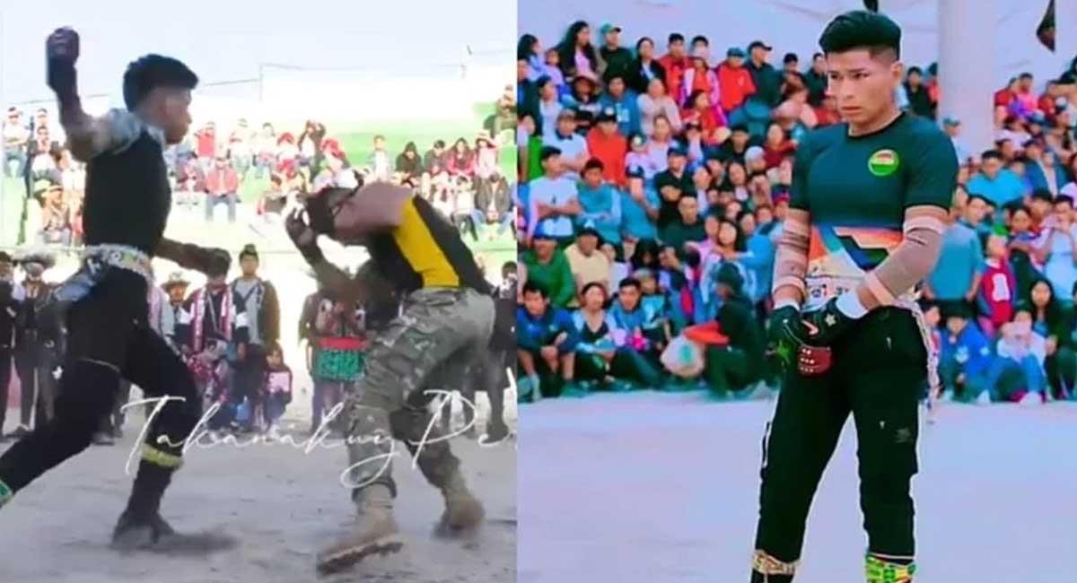 El luchador boliviano se robó la atención de las redes sociales tras convertirse en campeón. Foto: Facebook Captura @TakanakuyPerú