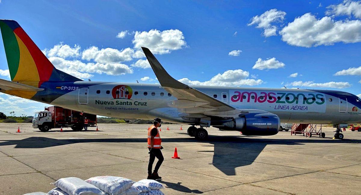 El Gobierno asegura que Amaszonas tiene certificación para volar hasta diciembre de 2024 y que debe alquilar otros aviones. Foto: ABI