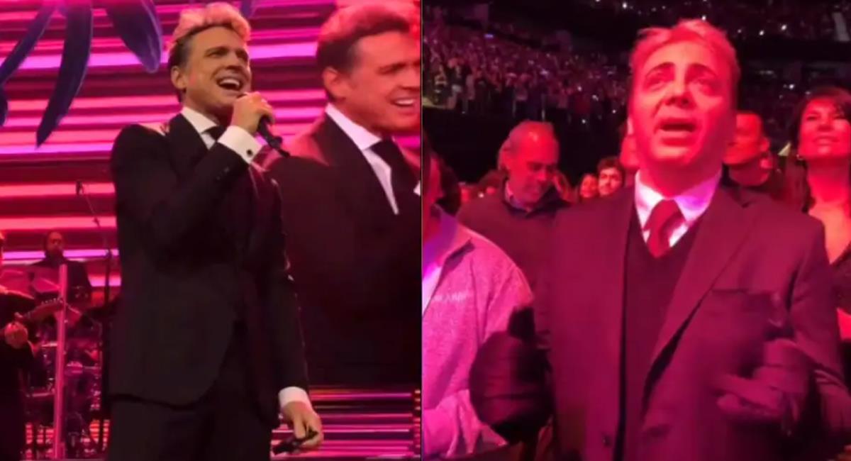 Cristian Castro generó polémica al bailar y cantar eufórico en el concierto de Luis Miguel en Argentina. Foto: Youtube Captura video