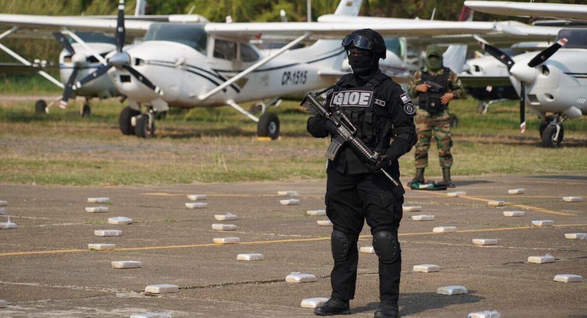 Los operativos realizados en la provincia José Ballivián tenían el objetivo de afectar al narcotráfico. Foto: Facebook Eduardo Del Castillo