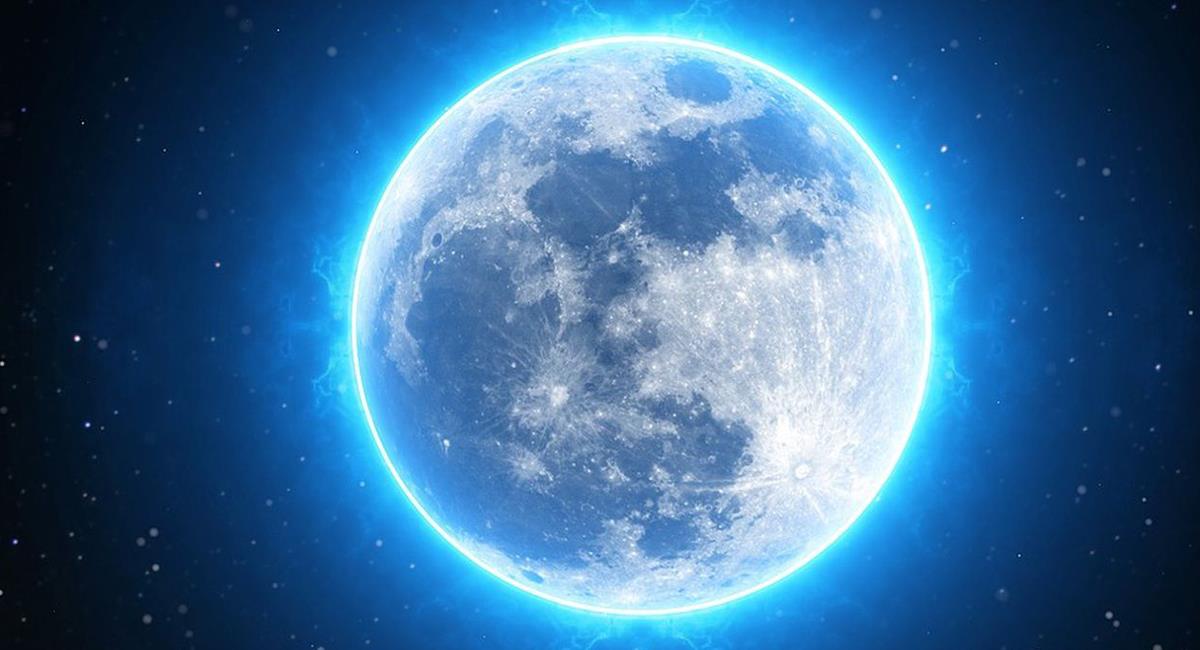 La Luna "Azul" se verá más intensa esta noche a partir de las 21:36 (Hora Bolivia). Foto: Twitter Captura @InformaCosmos
