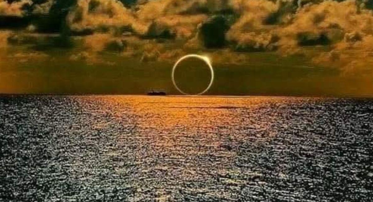 El eclipse solar será el primero del 2023. Foto: Twitter Captura @scienceresearc9