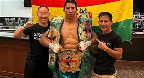 Boliviano se convirtió en campeón de Muay Thay en Estados Unidos 