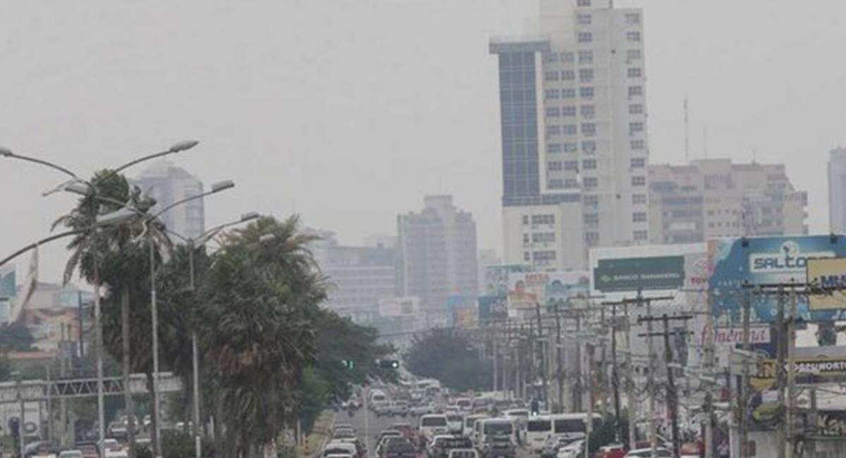 Las ciudades que más preocupan en esta valorización del aire son Cochabamba, Oruro, Tarija y El Alto. Foto: Twitter Captura @lavozdetarija