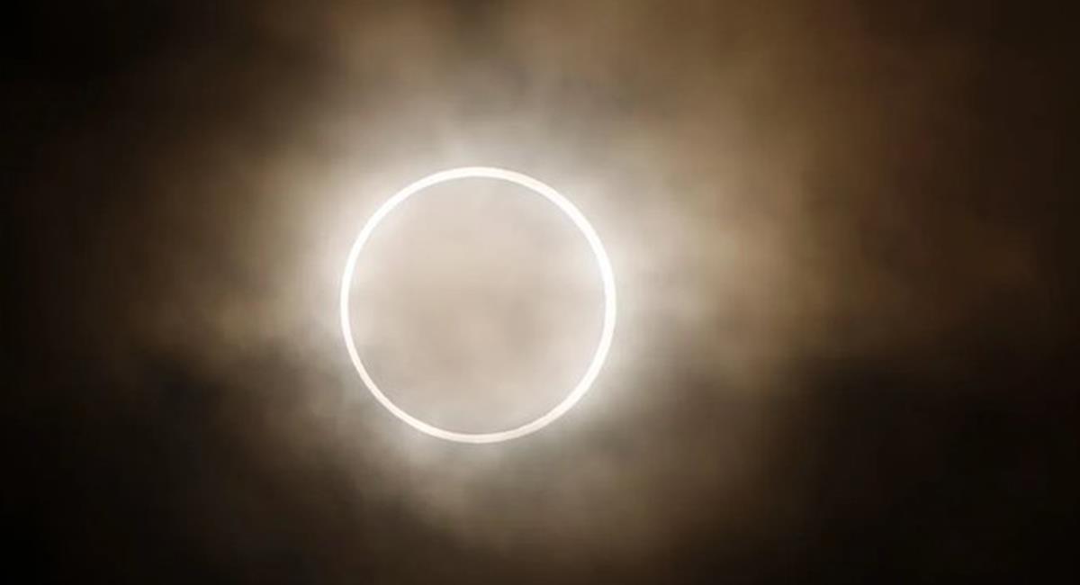 El "anillo de fuego" del Eclipse de Sol se podrá ver desde las nueve capitales de Bolivia. Foto: Twitter @CNNEE