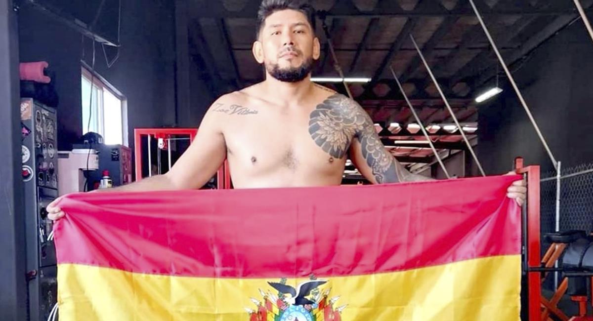 El luchador "Chicho" Medina logró meterse en la Ultimate Fighting Club con un contrato exclusivo. Foto: Twitter Captura @LaPatriaDigital