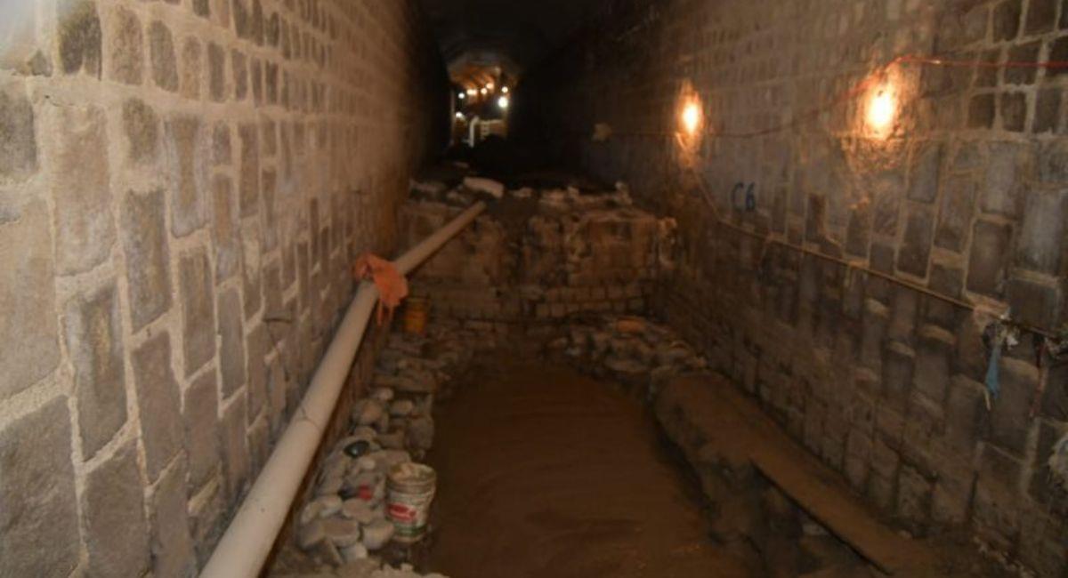 Debido al recorrido las autoridades ya iniciaron con la inspección de la bóveda. Foto: AMUN