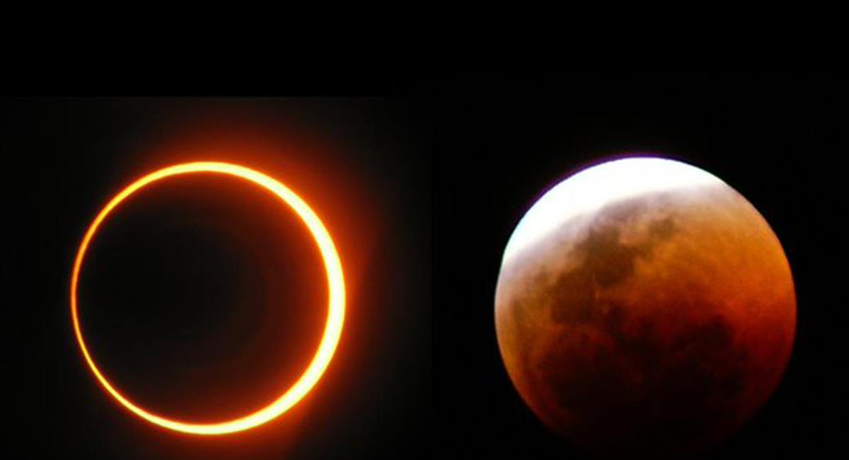 El eclipse lunar parcial será transmitido por portales especializados. Foto: Twitter Captura @muyinteresante
