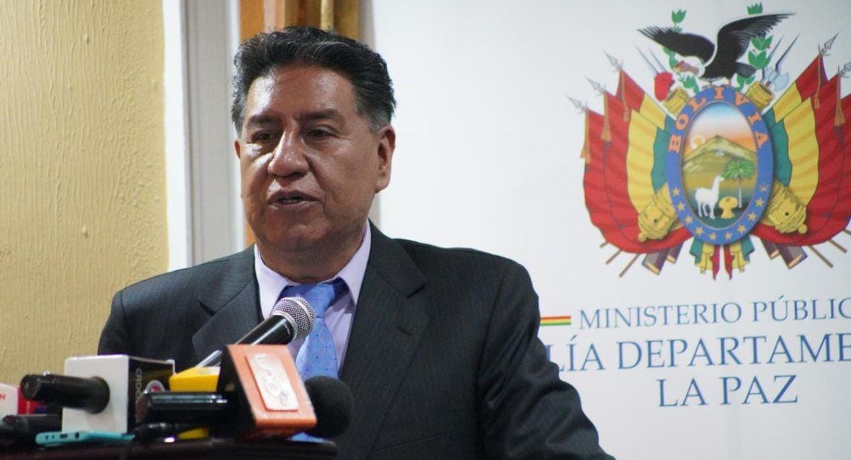 El Fiscal departamental de La Paz, William Alavé, reaccionó ante la decisión del Tribunal Cuarto de El Alto. Foto: ABI