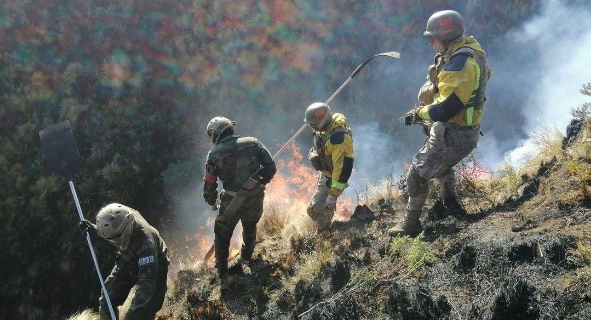 El Senamhi advirtió que esta ola de calor podría incentivar los incendios forestales en el país. Foto: Twitter @LuchoXBolivia.