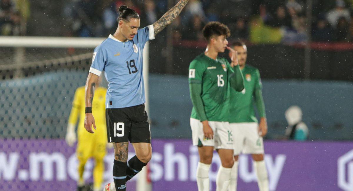 Bolivia buscó ascender en la tabla de posiciones, sin embargo, no pudo derrotar a la selección de Uruguay. Foto: EFE